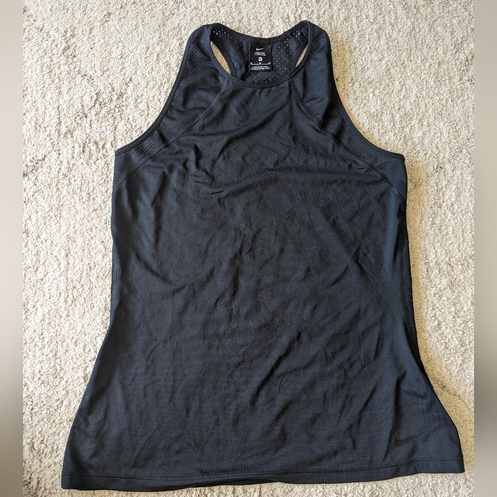 Nike black athletic tank top, medium